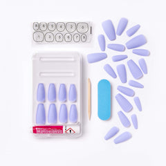 KISS Gel Fantasy adhesive tabs provide mess-free application for durable nails