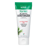 Kiss New York Tea Tree Face Moisturizer bottle shows lightweight hydration and shine control
