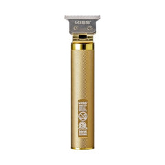 KISS cordless trimmer charging via USB for quick on the go grooming.