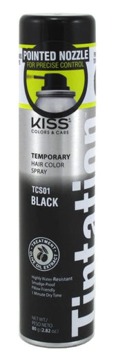 KISS Tintation Black spray front view for quick color touch-ups