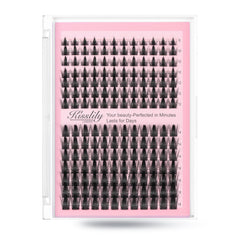 Kisslily manga lash clusters pack showing assorted lengths for versatile cosplay looks