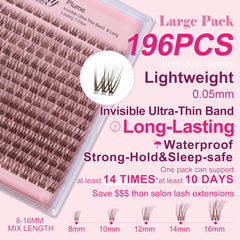 Kisslily Plume Brown Lashes beginner-friendly application for easy DIY lash sets.