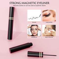 Kistep Magnetic Eyelashes Kit – 12 styles display for versatile daily to glam transitions.