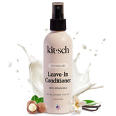 Kitsch Argan Milk Leave-In Spray bottle ready for detangling and conditioning.