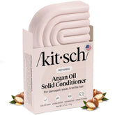 Kitsch Argan Oil Conditioner Bar shine-restore for vibrant hair.