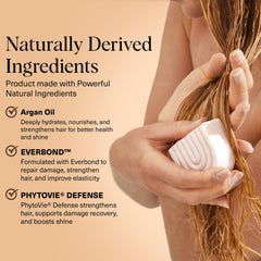 Kitsch Argan Oil Conditioner Bar silky-soft-hair for easy detangling.