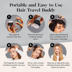Kitsch Dry Shampoo Powder unscented formula for fragrance-free refresh