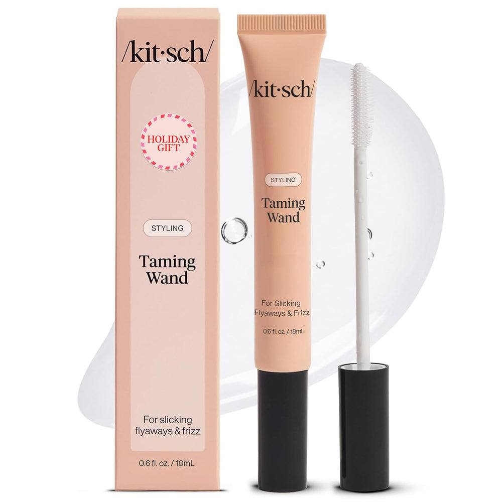 Kitsch Fly Away Stick clear gel application for quick frizz control.