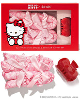 Kitsch Hello Kitty XL satin heatless curling rod for heat-free curls.