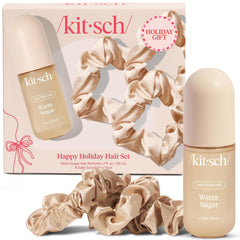 Kitsch Warm Sugar perfume bottle for festive styling and scent