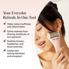 Kitsch Ice Roller under-eye de-puff targets tired eyes with calm cooling relief