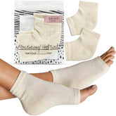 Kitsch Moisturizing Socks with open-toe design deliver breathable comfort and targeted heel hydration.