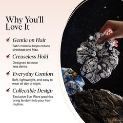 Kitsch pillow-soft satin scrunchie texture feels premium and comfortable for night use.