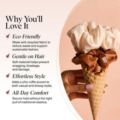 Kitsch satin close-up reveals smooth fibers that glide without pulling.