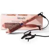 Kitsch Thermal Brush closeup with ceramic barrel for smooth blowouts.