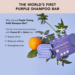 Kitsch toning purple shampoo bar packaging showcases sustainable design for travel.