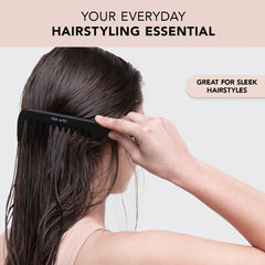 Kitsch wide-tooth detangler curly-hair-use shows detangling for textured strands.