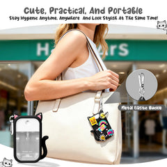 Kivzex metal keyring clip enables quick access on bags or belts