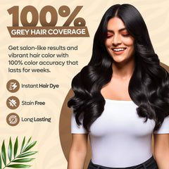 Kiwinz Professional Hair Color Shampoo quick-gray-coverage delivers instant results.