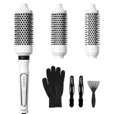 K&K 3-in-1 thermal brush set closeup bristles for smooth styling and lift