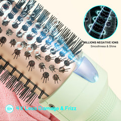 KK Thermal Brush speeds up styling with quick, even heat for faster curls.