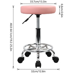 KKTONER pink stool foot rest for relaxed legs during work