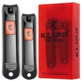 KLIPP Nail Clipper Set full kit with travel pouch enables on-the-go grooming.