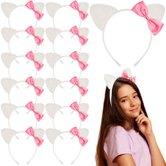 Knitgrip kitty cat ears headbands pink packaging for party decorations and gifts