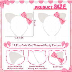 Knitgrip kitty cat ears headbands plush ears closeup for comfortable wear