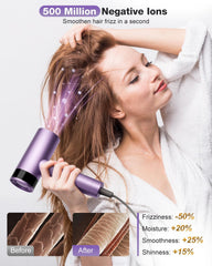 KNKA hair dryer lcd-display with easy real-time temperature and speed monitoring.