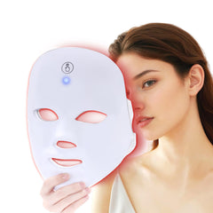 KNNKNN red light mask front view for at-home skincare versatility