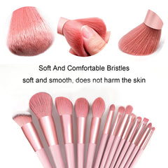 Koccido regular-size brushes pink beginner-friendly kit for everyday looks