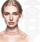KODASNY neck wrinkle patches pack closeup showing reusable silicone patches for overnight care.