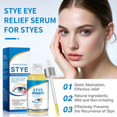 KODASNY Stye Eye Serum droplet application with precise dosage for targeted relief.