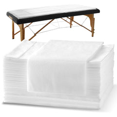 KOEPTHA spa bed sheets disposable in unfolded cover provide clean comfort for client sessions.