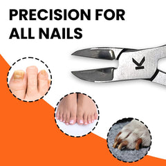 Kohm stainless steel nail nippers for durable, rust-resistant sanitation and long-term hygiene.