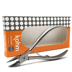 Kohm ingrown toenail clippers with wide jaws delivering clean cuts for thick nails.