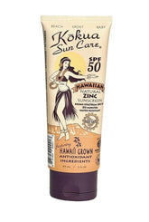 Kokua Sun Care reef safe sunscreen 3oz tube front for mineral protection on face and body