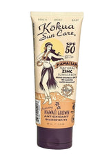 Kokua Sun Care reef safe sunscreen 3oz tube front for mineral protection on face and body