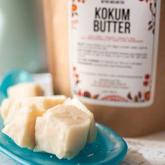 Kokum Butter Raw Unrefined Texture Closeup smooth melt for lotions