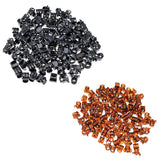 KOLIFU 100pc hair clips pack brown-black-clear variations for daily styling.