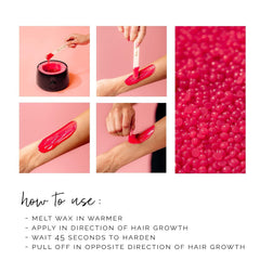 KoluaWax coarse-hair formula designed for effective Brazilian and underarm waxing.