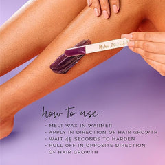 KoluaWax beads cater to back waxing with strong adhesion for broader areas.