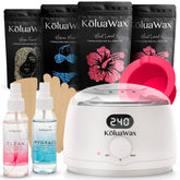 KoluaWax warmer enables at-home waxing with consistent heat for comfort.
