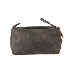 KomalC dopp kit with YKK zippers, ensuring smooth opening and lasting durability.