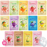 KONEUK 28-pack fruit masks assortment for daily hydration