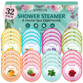 KONEUK 32 pack shower steamers variety pack for spa like mornings