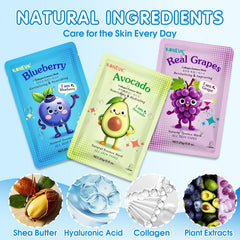 KONEUK all-skin-types sheets with mild fragrance for gentle care