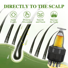 KONEUK Batana Oil on dry hair demonstrates softening and manageability.