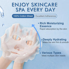 KONEUK hydration-focused mask close-up for all skin types.